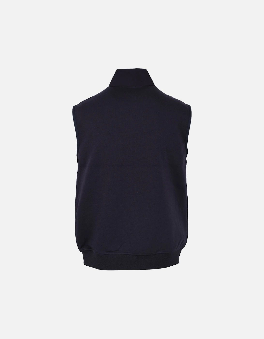 Mixed Media Gilet Dark Navy