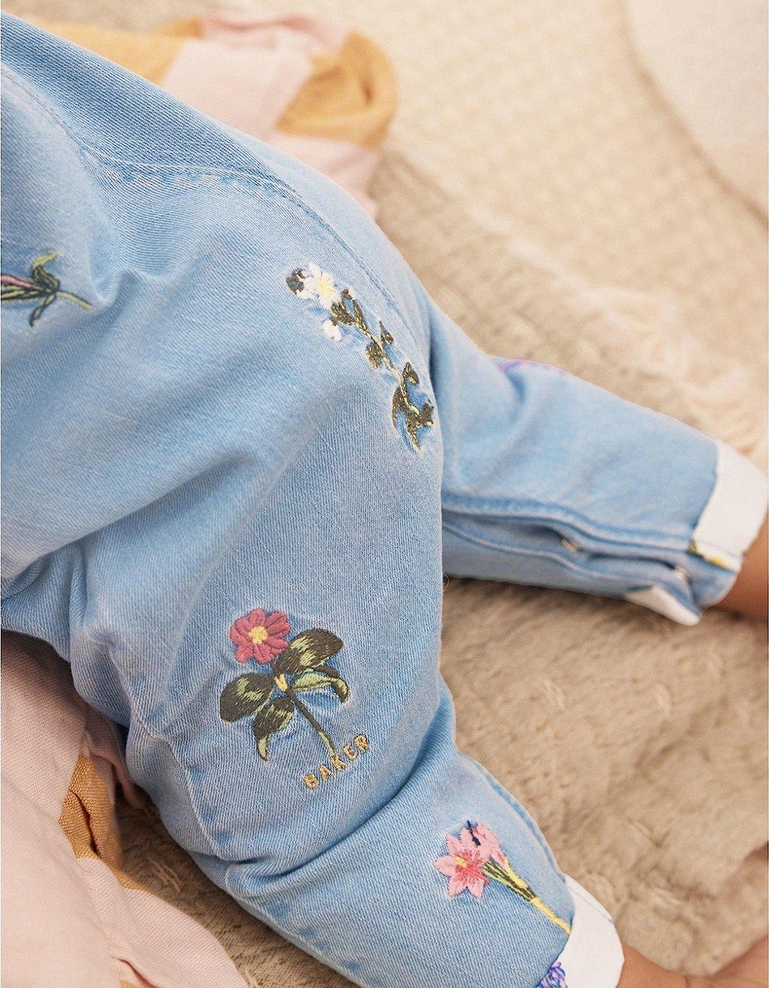 Baby Dungaree Set - Blue