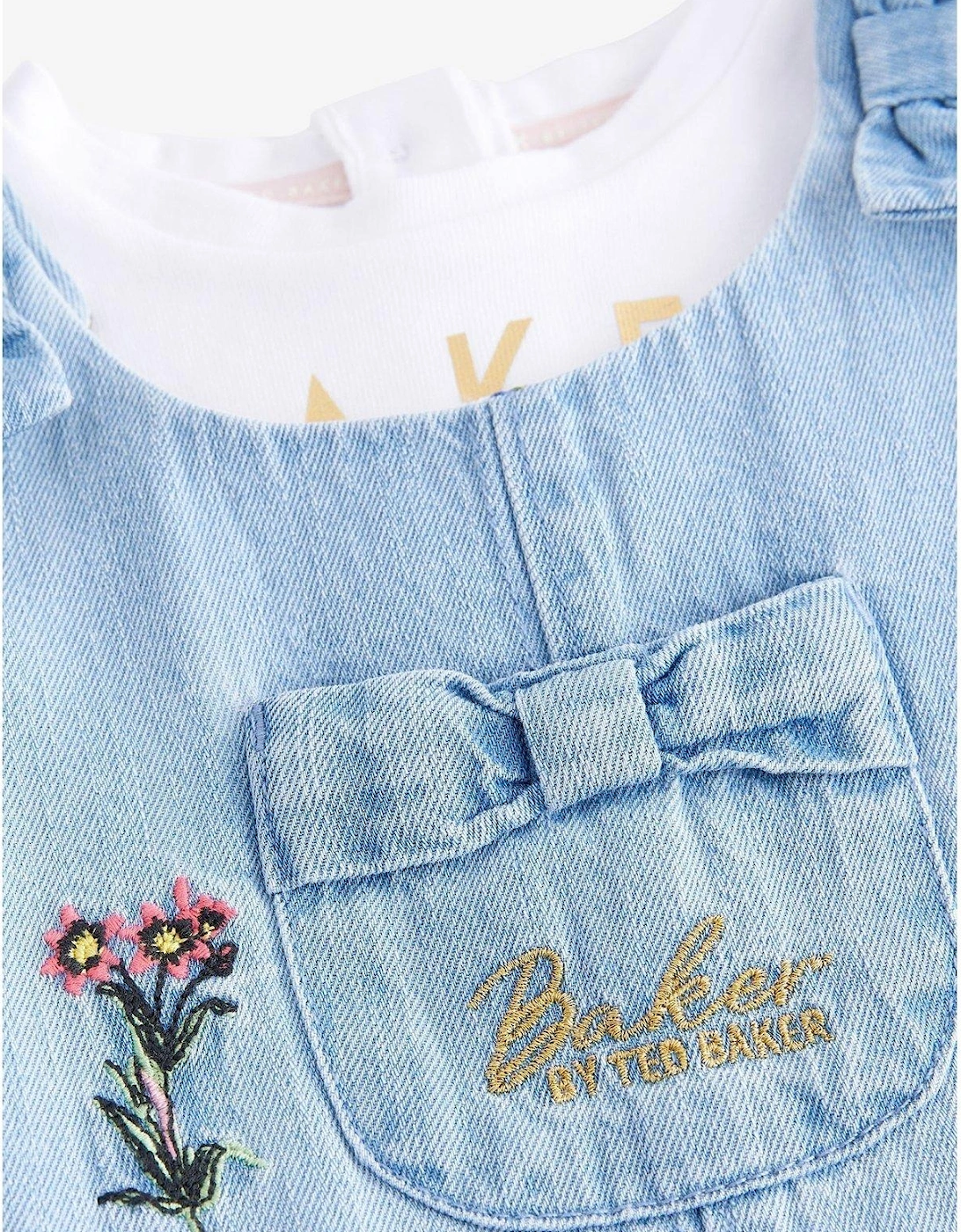 Baby Dungaree Set - Blue