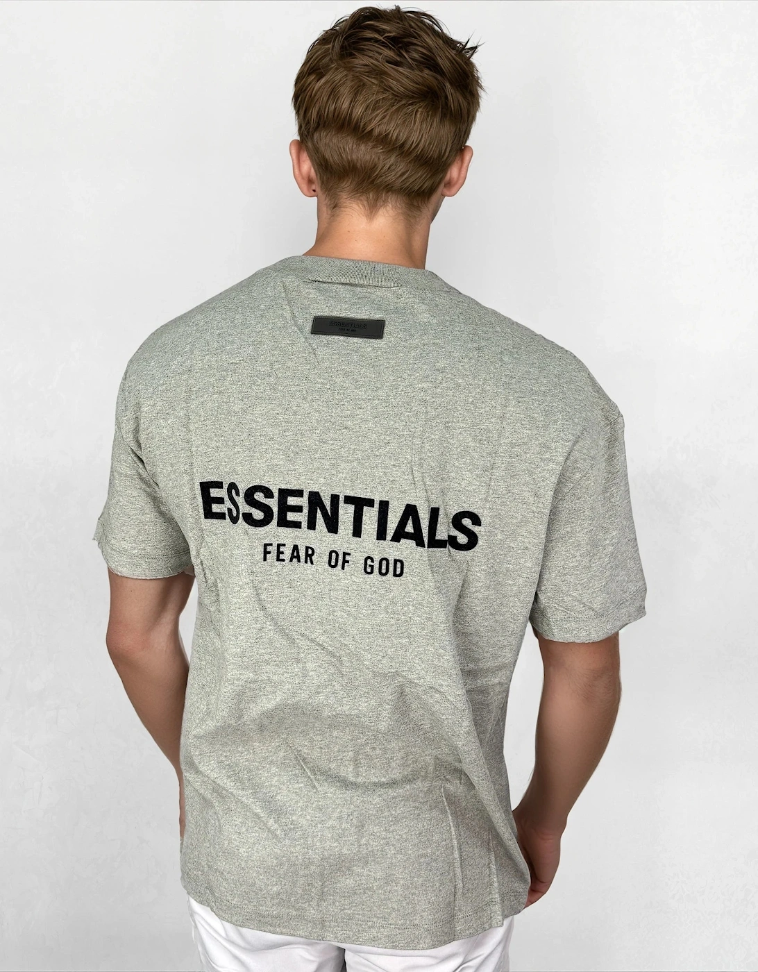 T-Shirt Dark Oatmeal Grey