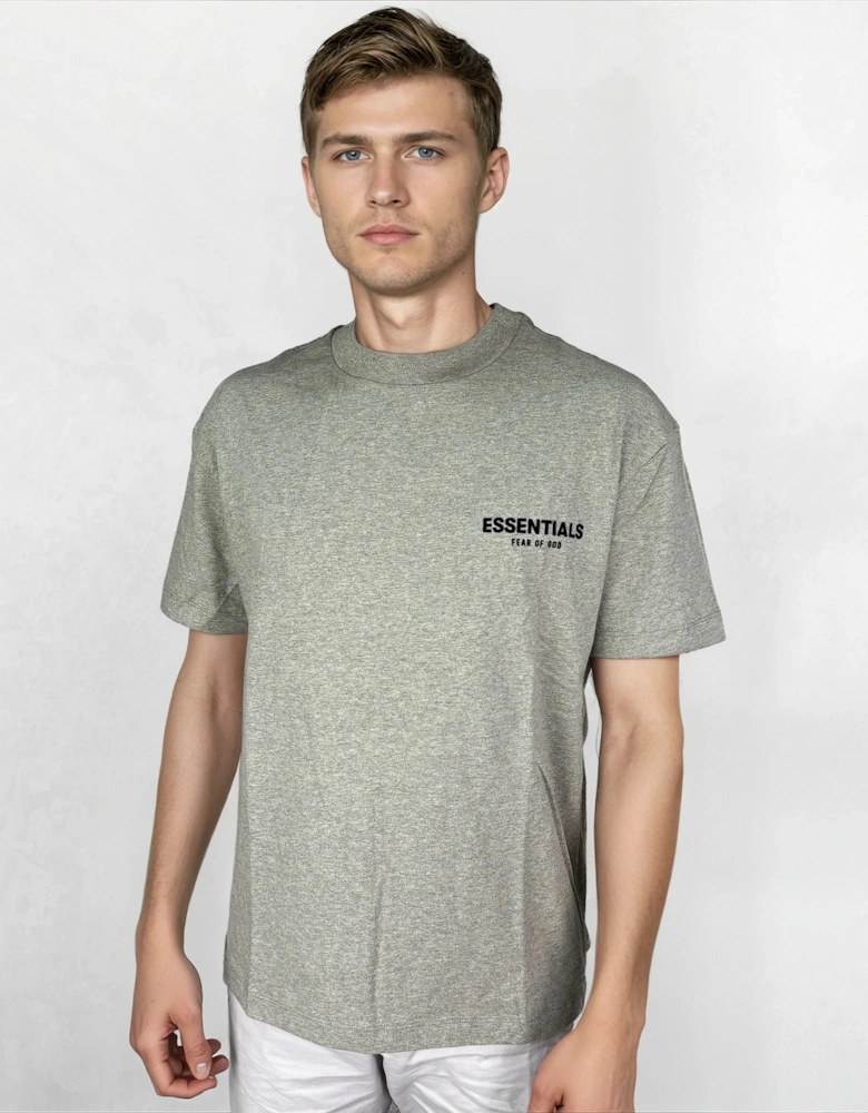 T-Shirt Dark Oatmeal Grey