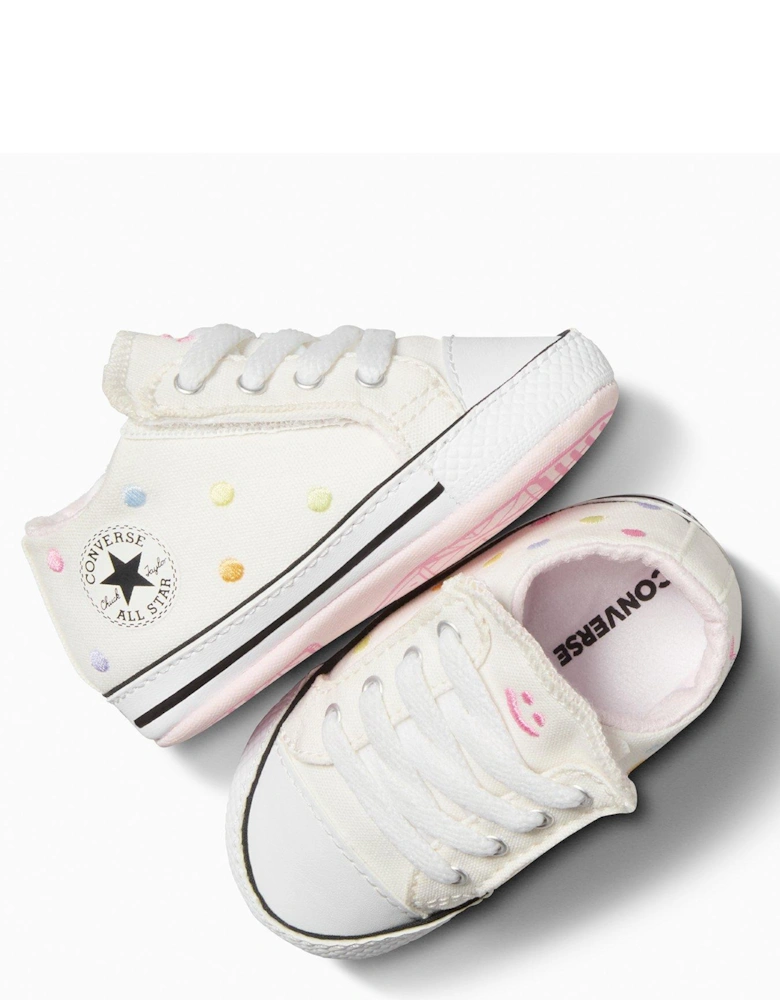 Kids Chuck Taylor All Star Cribster Canvas Ox Trainers - White