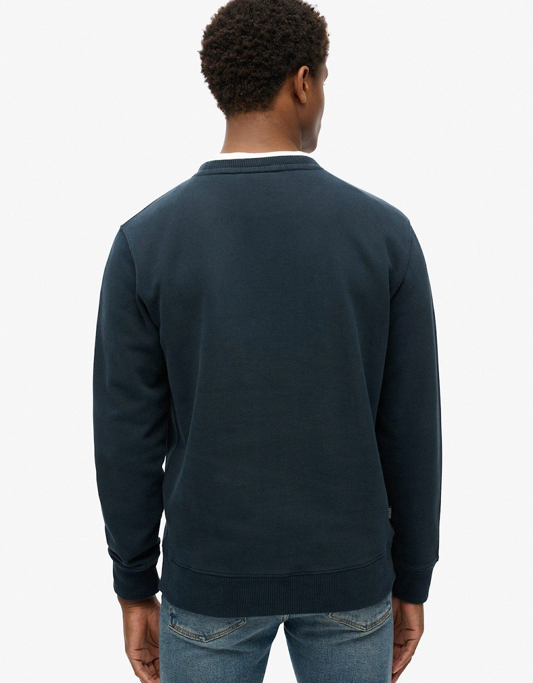 Essential Logo Crew Sweat - Navy