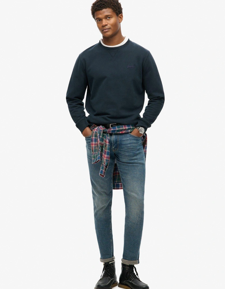Essential Logo Crew Sweat - Navy