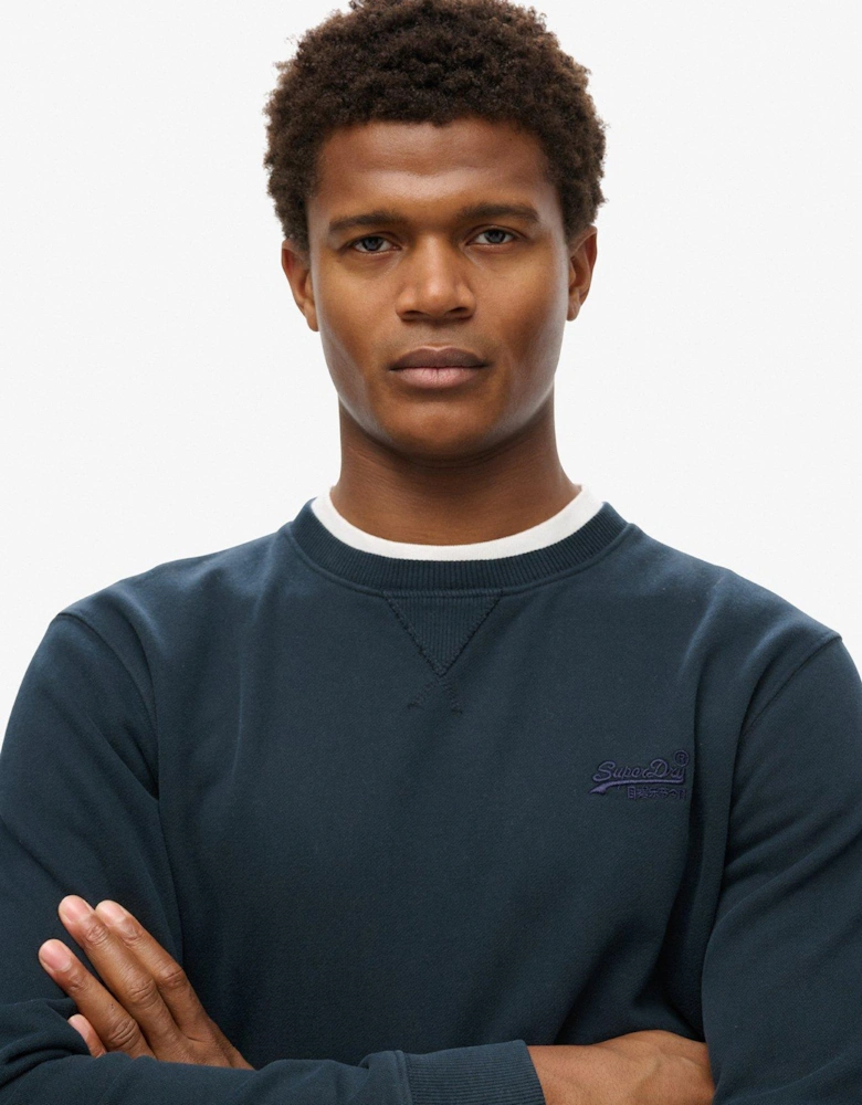 Essential Logo Crew Sweat - Navy