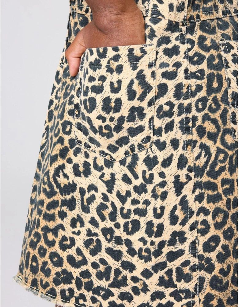 Girls Jackie Leopard Dress - Multi