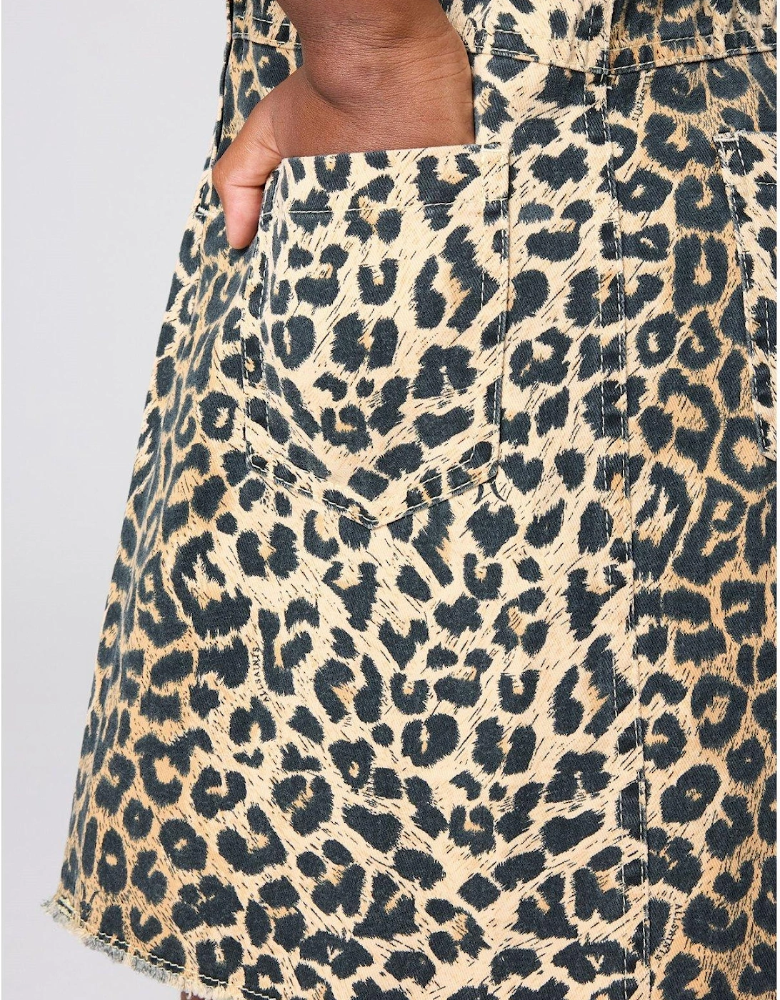 Girls Jackie Leopard Dress - Multi