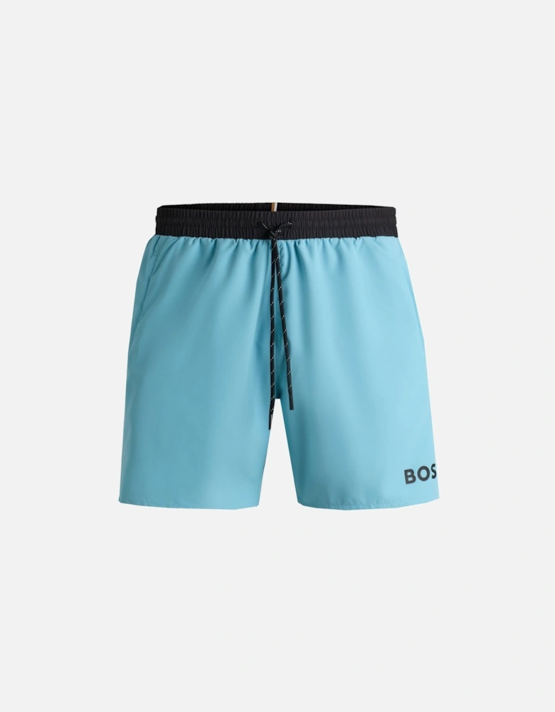 Men's Light Blue Starfish Swim Shorts