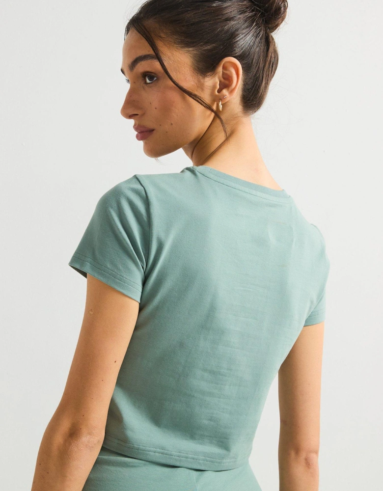 Womens Wardrobe Essentials Tee - Green