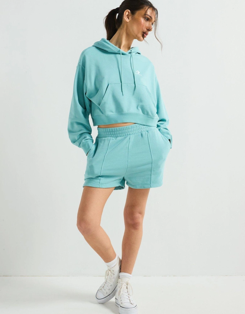 Womens Star Chevron Shorts - Blue