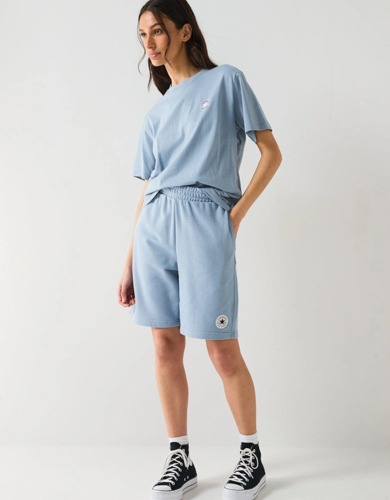Womens Chuck Patch Tee - Wet Stone
