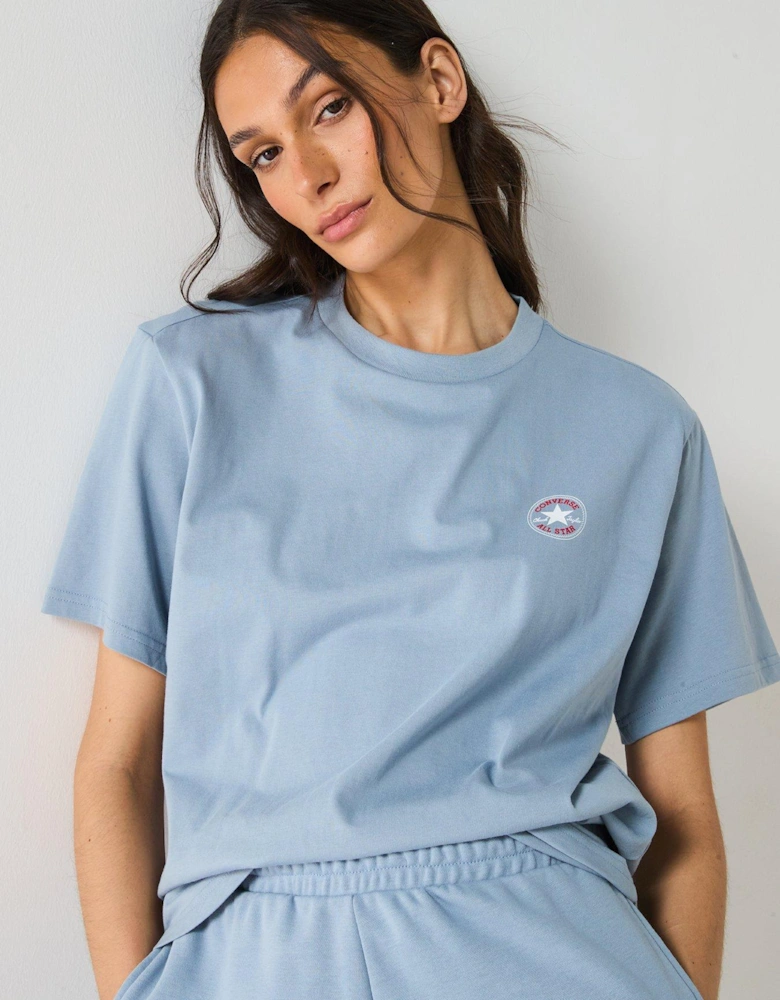 Womens Chuck Patch Tee - Wet Stone