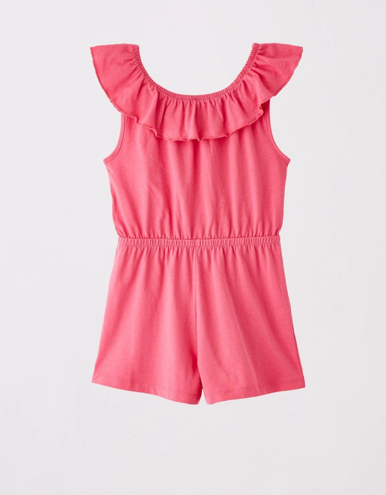 Girls 2 Pack Watermelon Playsuits - Multi