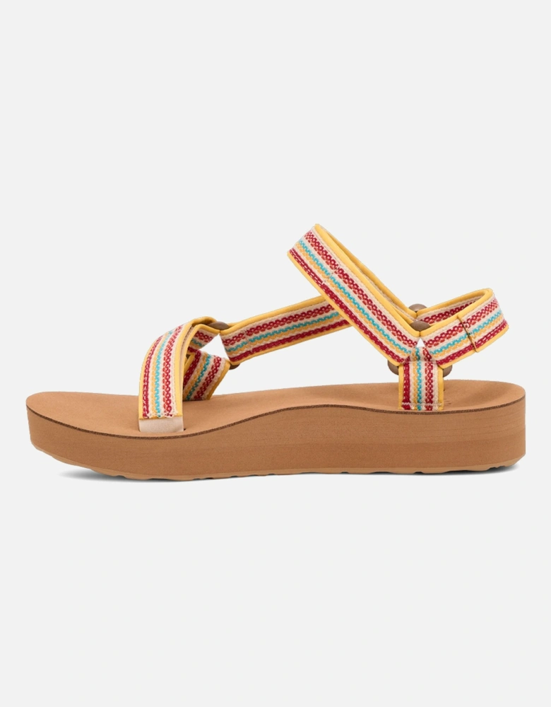 Women's Midform Woven Sandal Coconut/Tanzine