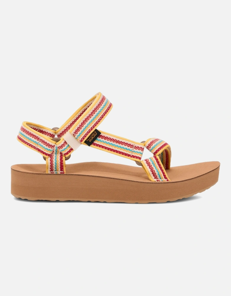 Women's Midform Woven Sandal Coconut/Tanzine
