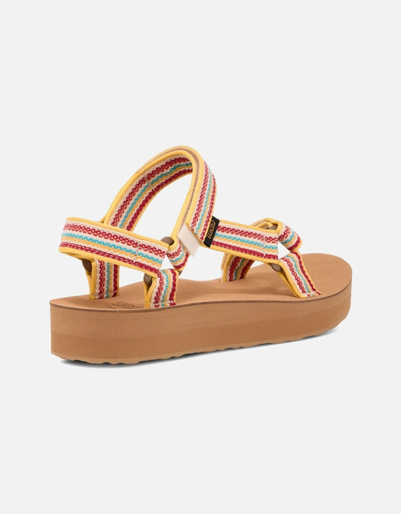 Women's Midform Woven Sandal Coconut/Tanzine