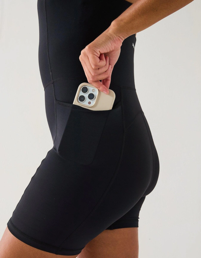 Womens Training All Day Active Bodysuit - Black