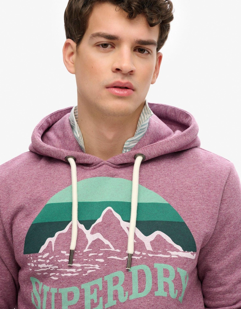 CL Great Outdoors Relaxed Hoodie - Dark Red