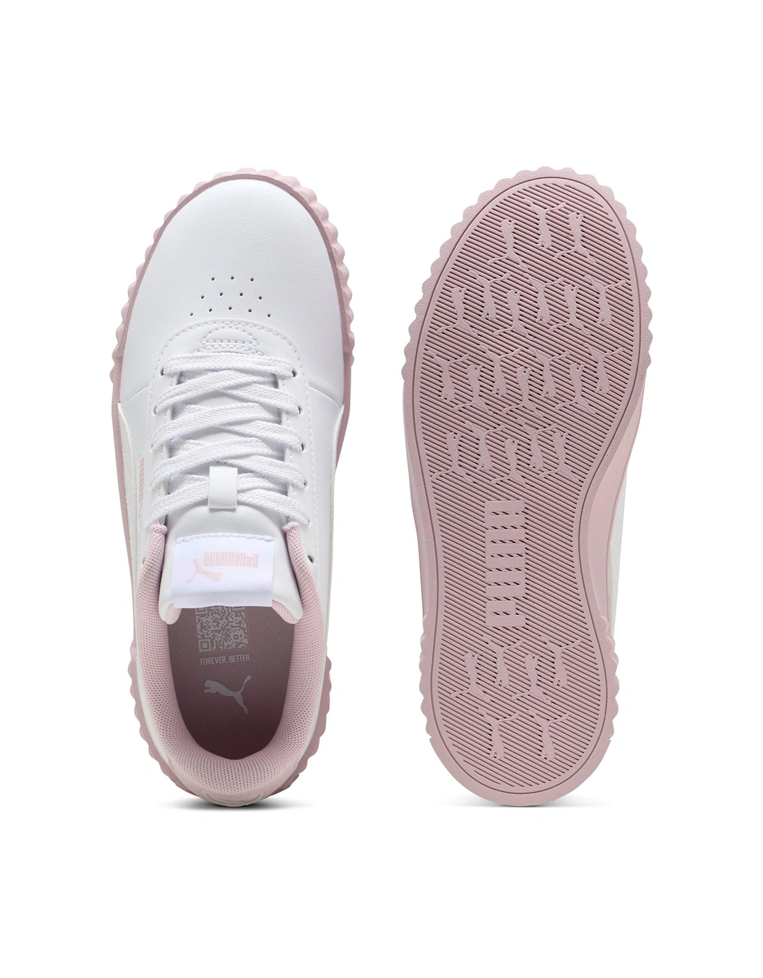 Junior Girls Carina 30 Cutie - White-Rose Mauve