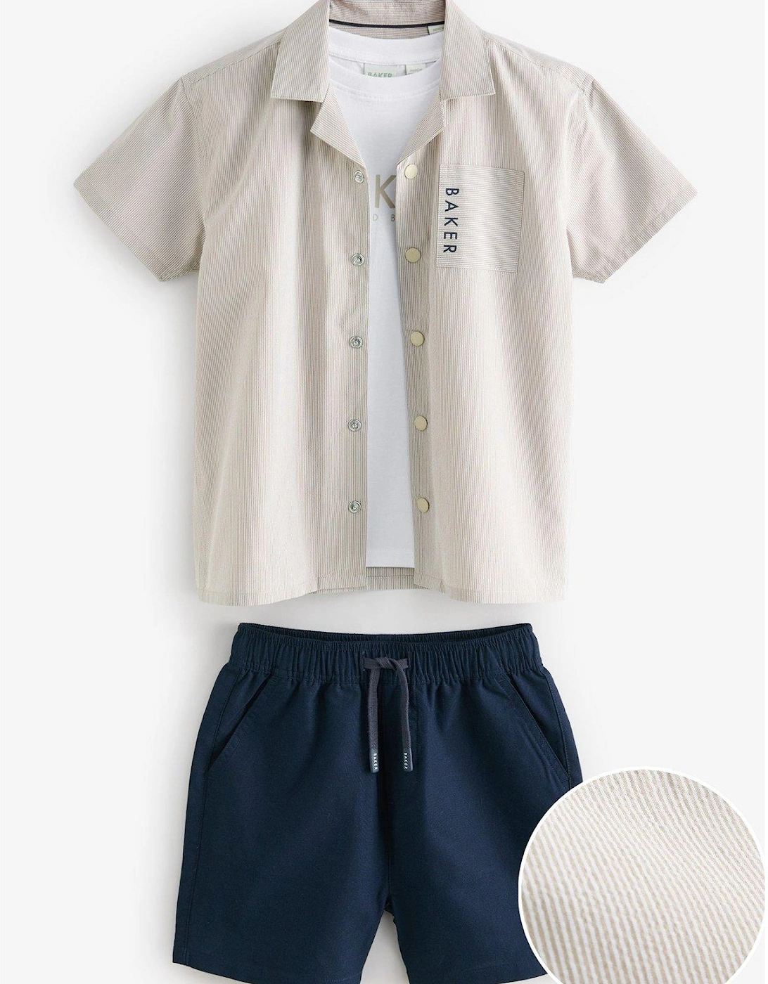 Shirts & Shorts Set - Stone