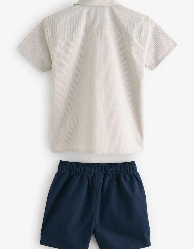 Shirts & Shorts Set - Stone