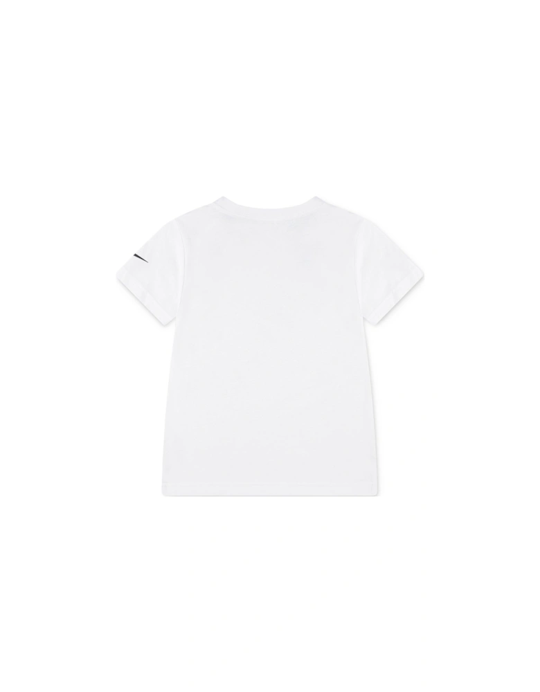 Kids Boys Sportwear Swoosh S/s T-shirt - White