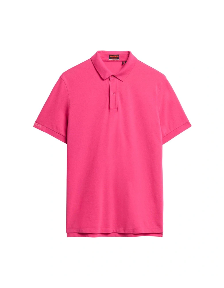 City Pique Polo Shirt - Pink