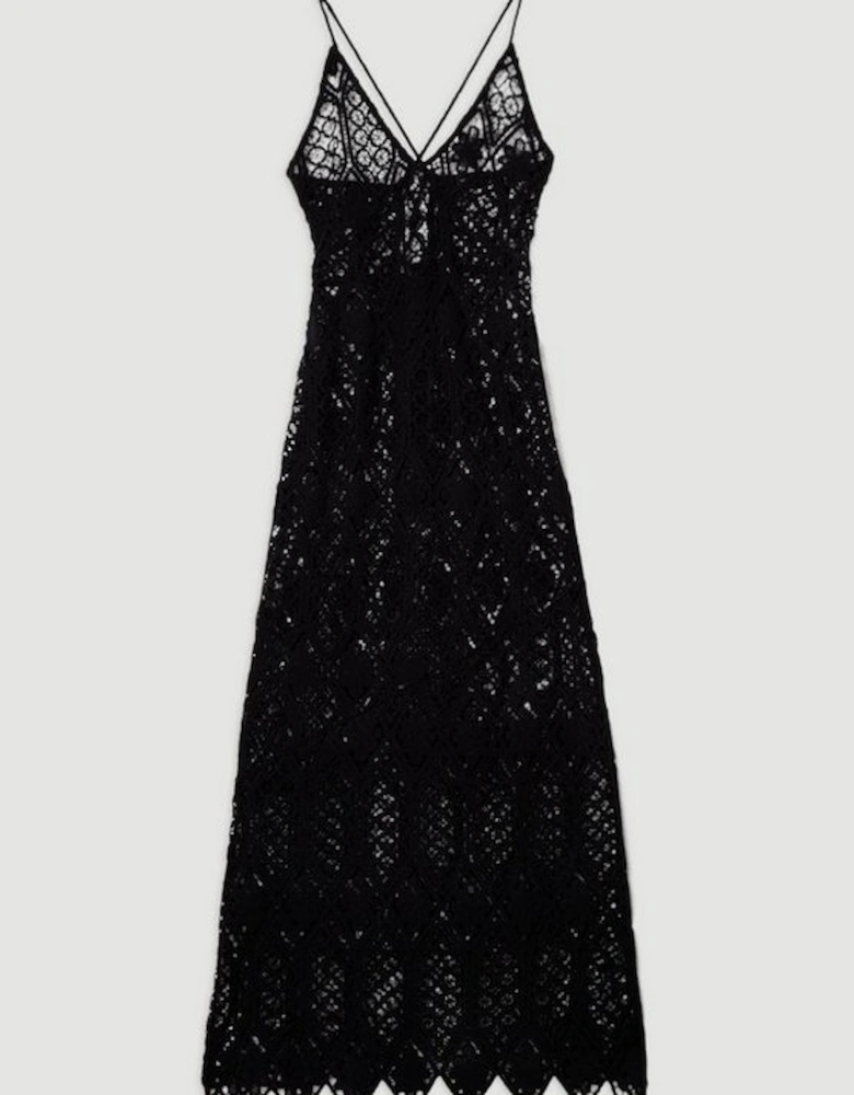 Beach Crochet Maxi Dress