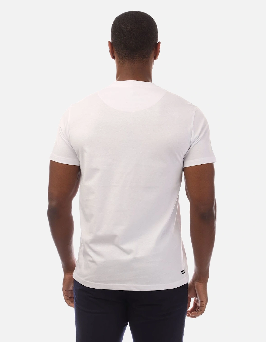 Mens Crossword Colour Block T-Shirt