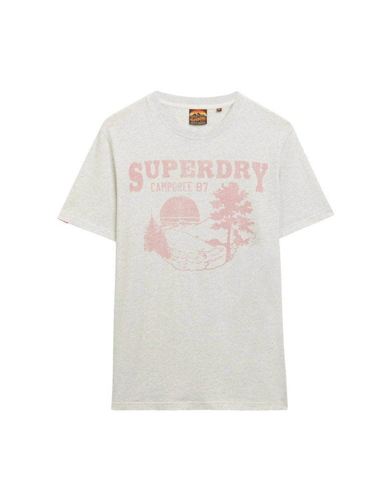 Lo-Fi Outdoor Mono Relaxed T-Shirt - Grey