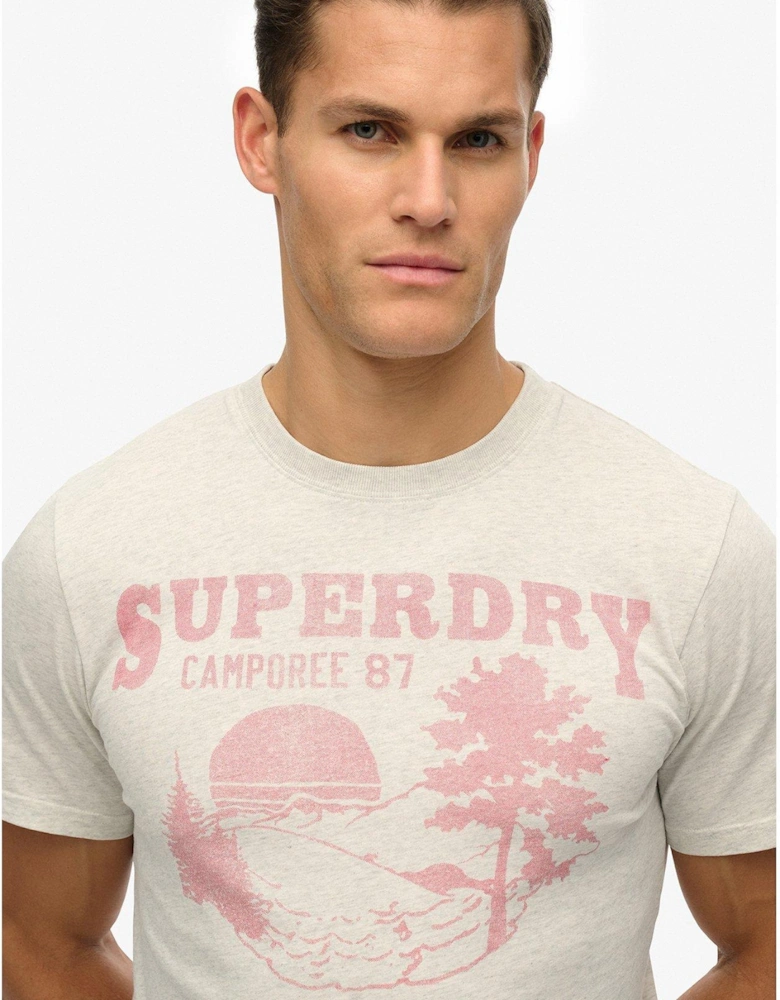 Lo-Fi Outdoor Mono Relaxed T-Shirt - Grey