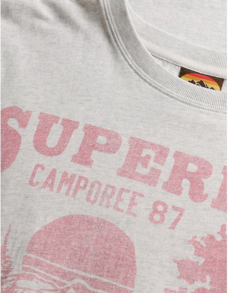 Lo-Fi Outdoor Mono Relaxed T-Shirt - Grey