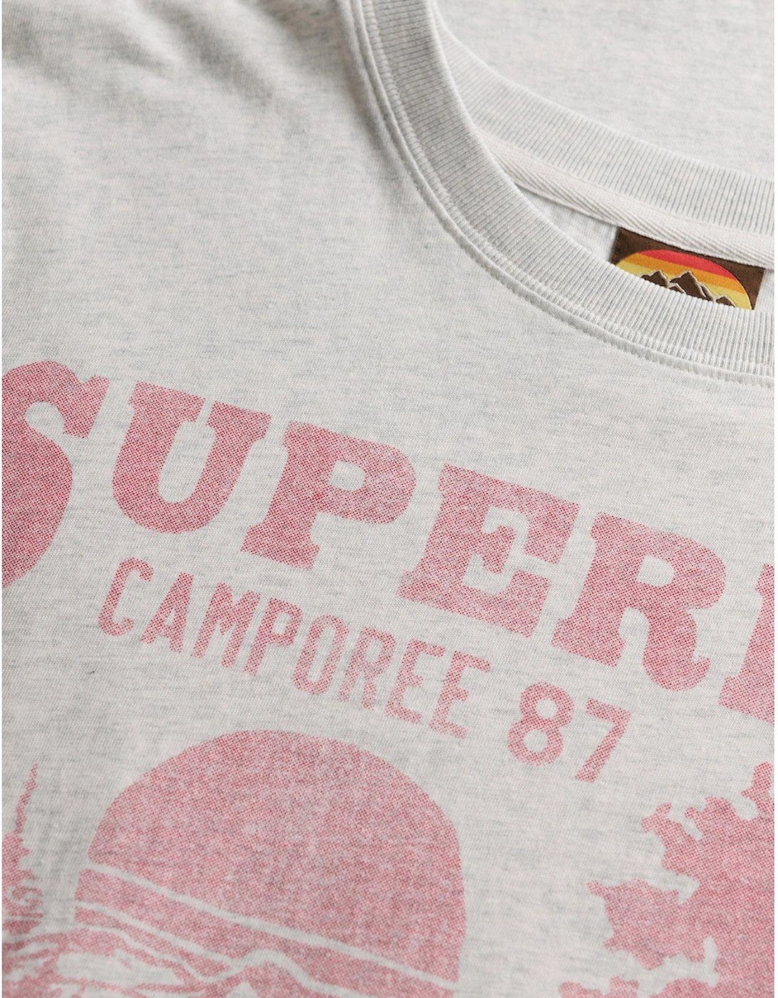 Lo-Fi Outdoor Mono Relaxed T-Shirt - Grey