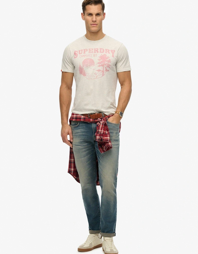 Lo-Fi Outdoor Mono Relaxed T-Shirt - Grey