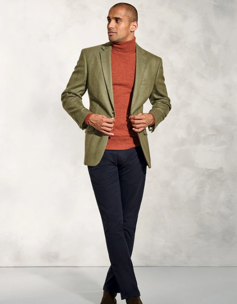 Men's Helsinki Check Jacket Olive