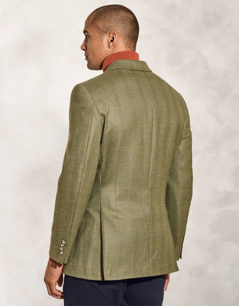 Men's Helsinki Check Jacket Olive