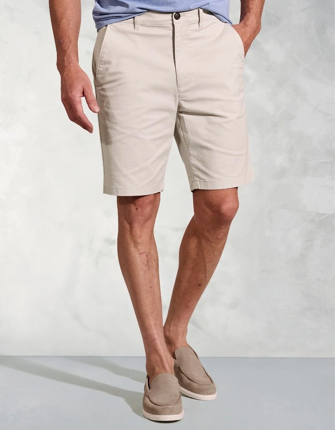 Men's Leo Chino Shorts Stone, 4 of 3