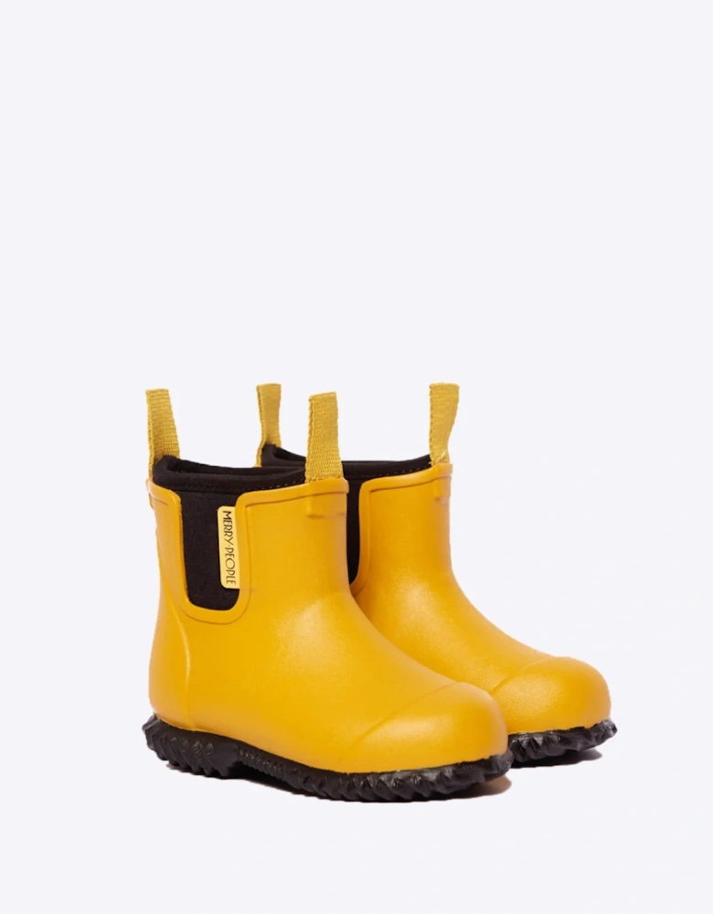 Kids Bobbi Wellington Boot Mustard