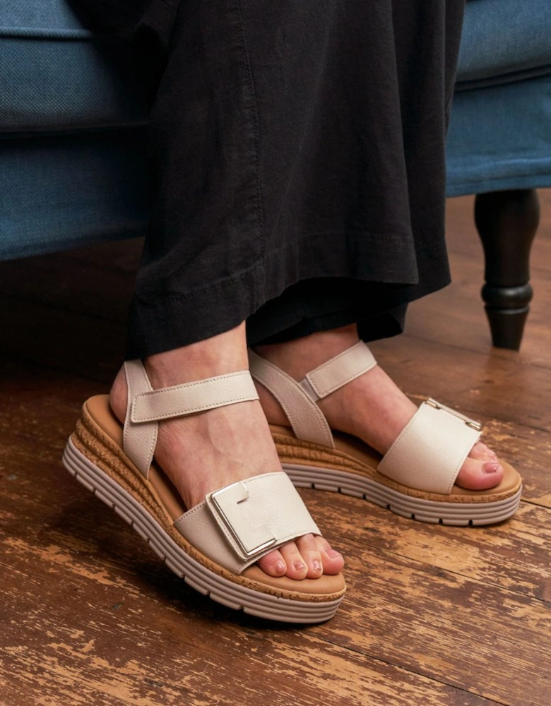 Shout Womens Wedge Heel Sandals