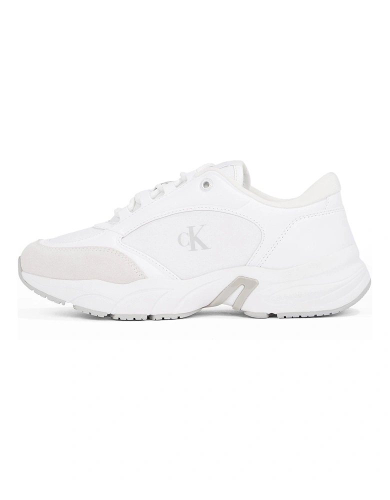 Retro Tennis Trainers - White