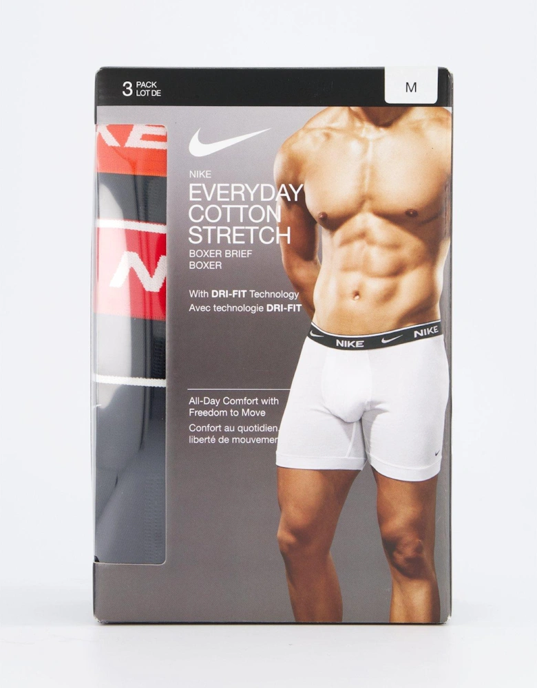 3Pk Trunk Boxers - Black
