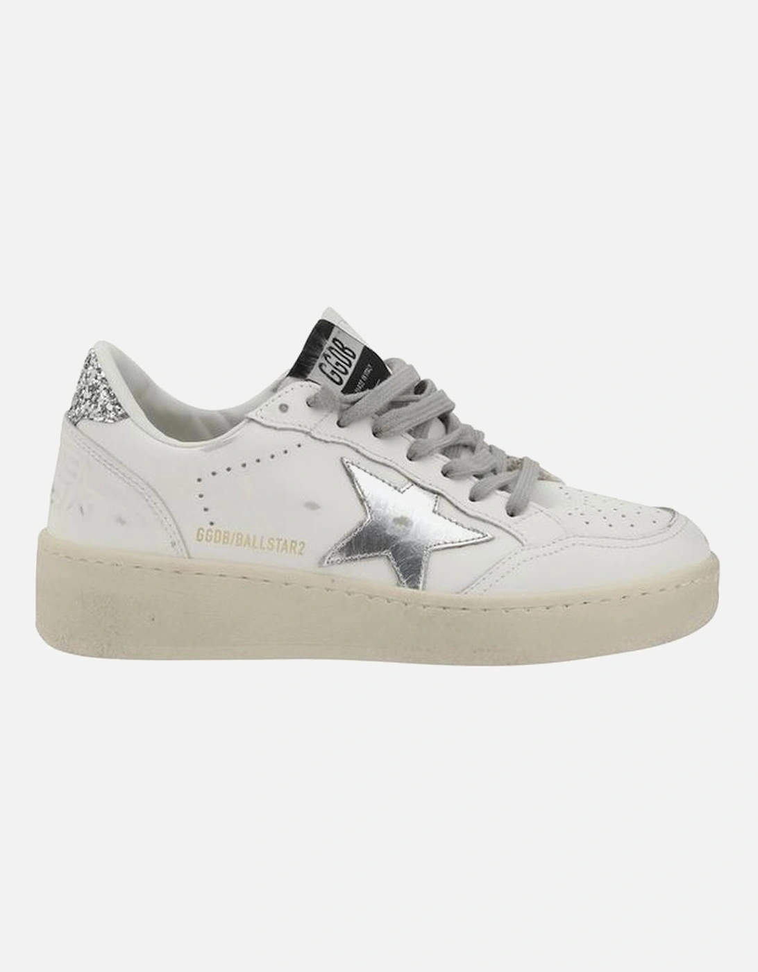 Ball Star 2 Leather Sneakers Women - Silver, 5 of 4