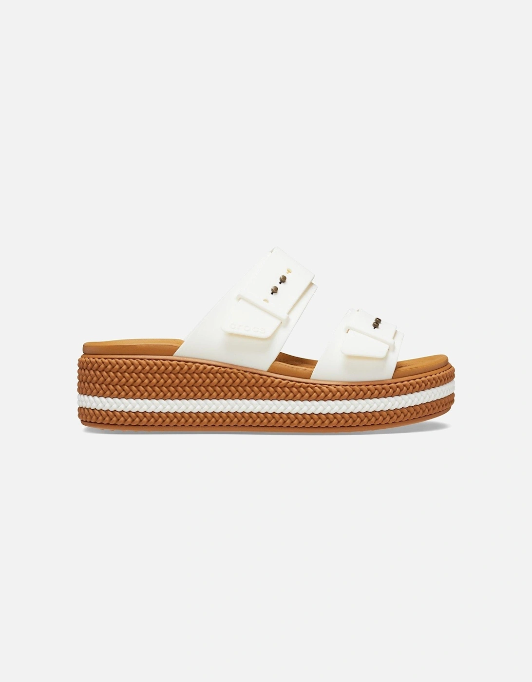Brooklyn Woven Buckle Sandal - White, 2 of 1
