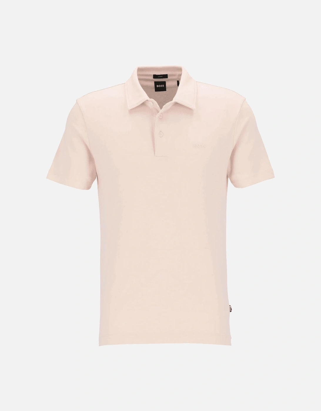 Palosh Cotton Rubberised Logo Pink Polo Shirt, 3 of 2