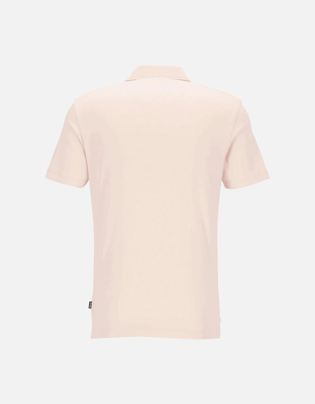 Palosh Cotton Rubberised Logo Pink Polo Shirt