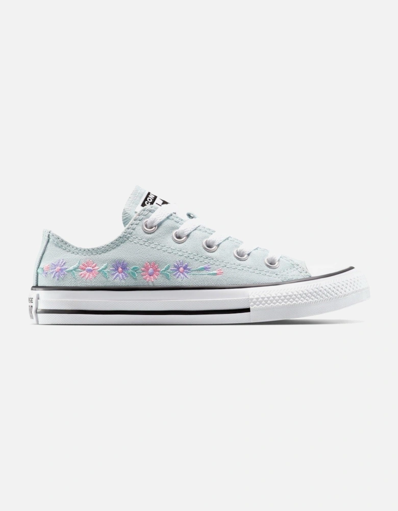 Kids Ox Trainers - Blue - Court Purple/Violet Heat/White