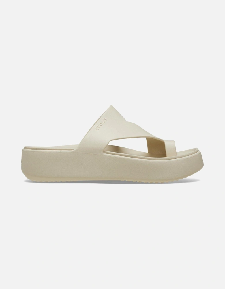 Getaway Platform Toe Loop Sandal - Nude