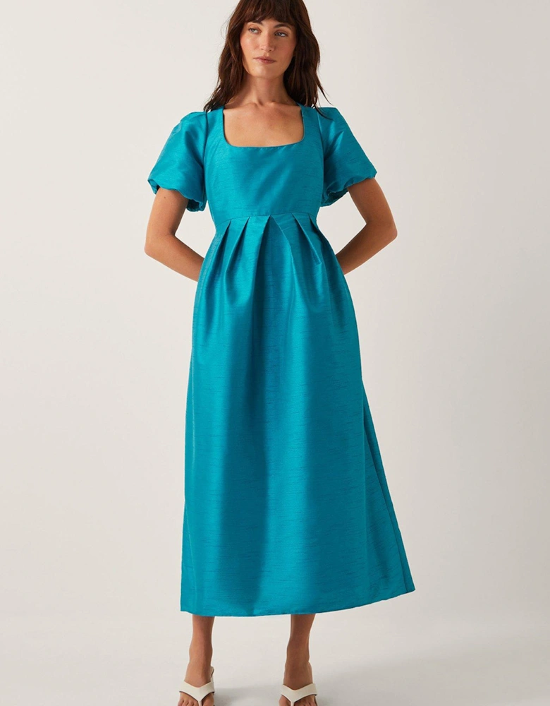 Sandra Midi Dress - Blue