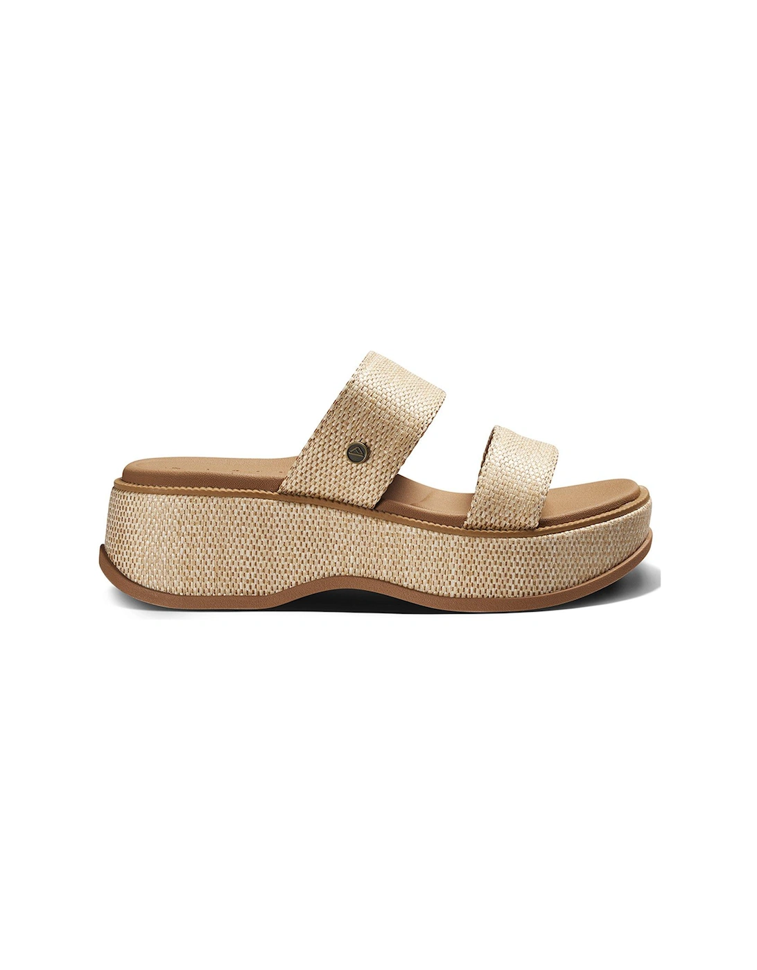 Lofty Lux Woven Wedge Sandal - Brown, 2 of 1