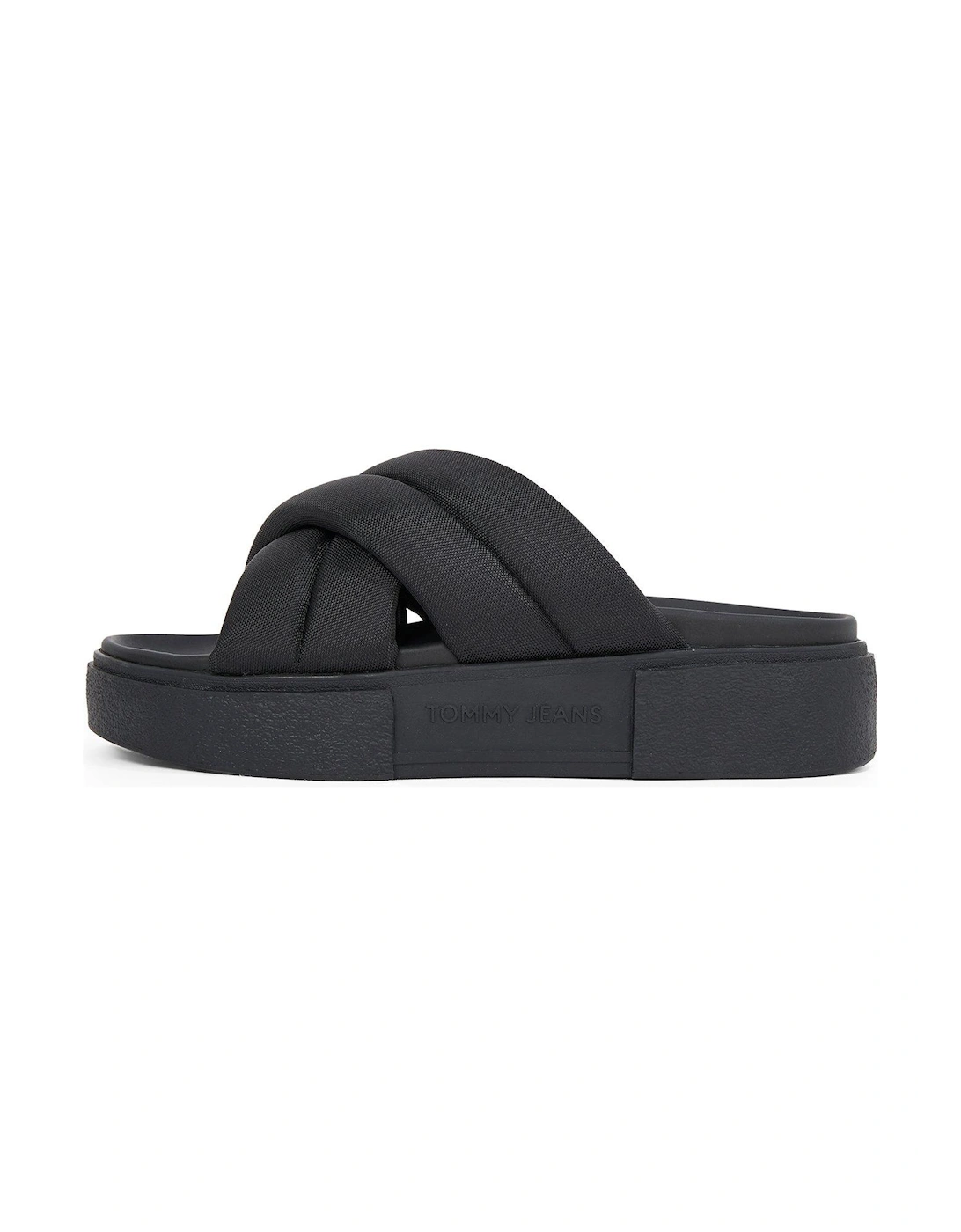 Crossover Flatform Sandal - Black, 2 of 1